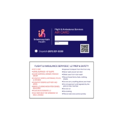 IH Flight & Ambulence Medical Card 